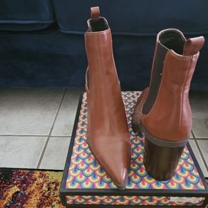 Charles by Charles David Brown Booties